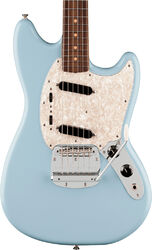 Retro rock electric guitar Fender Vintera III Mid '60s Mustang (MEX, RW) - sonic blue
