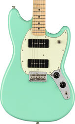 Retro rock electric guitar Fender Player Mustang 90 (MEX, MN) - Seafoam green