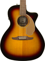 Folk guitar Fender Newporter Player (WAL) - Sunburst