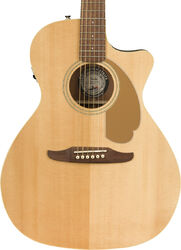 Electro acoustic guitar Fender Newporter Player (WAL) - Natural