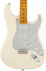 Str shape electric guitar Fender Nile Rodgers Hitmaker Stratocaster (USA, MN) - Olympic white