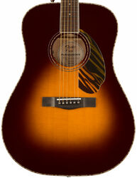 Electro acoustic guitar Fender PD-220E Paramount - 3-tone vintage sunburst