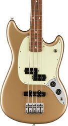 Electric bass for kids Fender Player Mustang Bass PJ (MEX, PF) - Firemist gold