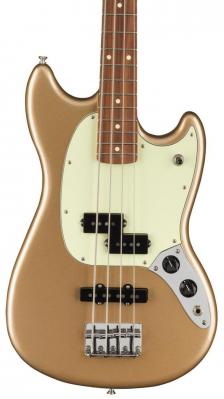Electric bass for kids Fender Player Mustang Bass PJ (MEX, PF) - Firemist gold