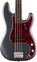 Solid body electric bass Fender Vintera II Road Worn '60s Precision Bass Ltd (MEX, RW) - Charcoal frost metallic
