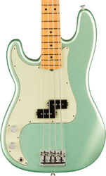 Solid body electric bass Fender American Professional II Precision Bass Left Hand (USA, MN) - Mystic surf green