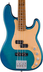 Solid body electric bass Fender American Ultra II Precision Bass Ltd (USA, MN) - Aurora metallic
