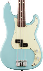 Solid body electric bass Fender 75th Anniversary Player II Precision Bass (MEX, RW) - Daphne blue