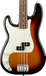 Solid body electric bass Fender Player Precision Bass Left Hand (MEX, PF) - 3-color sunburst
