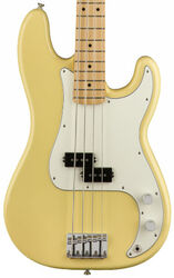Solid body electric bass Fender Player Precision Bass (MEX, MN) - Buttercream