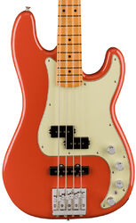 Solid body electric bass Fender Player Plus Precision Bass (MEX, PF) - Fiesta red