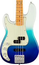 Solid body electric bass Fender Player Plus Precision Bass LH (MEX, MN) - Belair blue