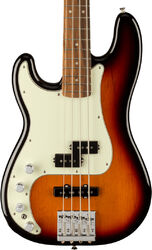 Solid body electric bass Fender Player Plus Precision Bass LH (MEX, PF) - 3-color sunburst