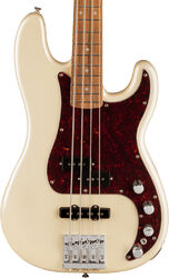 Solid body electric bass Fender Player Plus Precision Bass (MEX, PF) - Olympic pearl