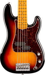 Solid body electric bass Fender American Professional Precision Bass V (USA, MN, 5-String) - 3-Color Sunburst