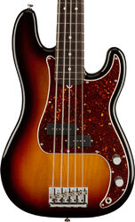 Solid body electric bass Fender American Professional II Precision Bass V (USA, RW) - 3-color sunburst