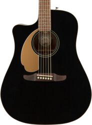 Electro acoustic guitar Fender Redondo Player Left-handed - Jetty black
