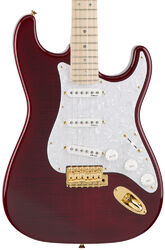 Str shape electric guitar Fender Ritchie Kotzen Stratocaster Japan Ltd (MN) - Transparent red burst