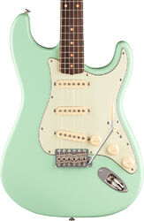 Str shape electric guitar Fender American Vintage II 1961 Stratocaster (USA, RW) - surf green