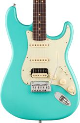 Str shape electric guitar Fender American Ultra Luxe Vintage '60s Stratocaster HSS (USA, RW) - sea foam green