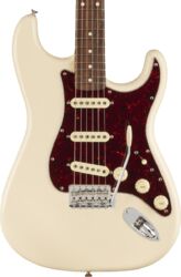 Solid body electric guitar Fender Strat 60 Vintera Limited Edition - Olympic white