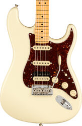 Str shape electric guitar Fender American Professional II Stratocaster HSS (USA, MN) - Olympic white