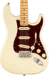Str shape electric guitar Fender American Professional II Stratocaster (USA, MN) - Olympic white