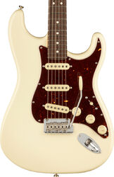 Str shape electric guitar Fender American Professional II Stratocaster (USA, RW) - Olympic white