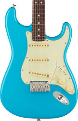 Str shape electric guitar Fender American Professional II Stratocaster (USA, RW) - Miami blue