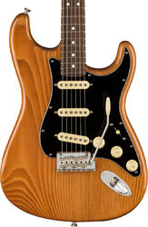 Str shape electric guitar Fender American Professional II Stratocaster (USA, RW) - Roasted pine