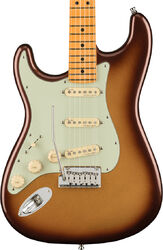 Str shape electric guitar Fender American Ultra Stratocaster Left Hand (USA, MN) - Mocha burst