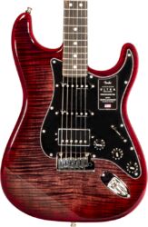 Str shape electric guitar Fender American Ultra Stratocaster HSS Ltd (USA, EB) - Umbra