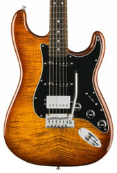 Str shape electric guitar Fender American Ultra Stratocaster HSS Ltd (USA, EB) - Tiger's eye