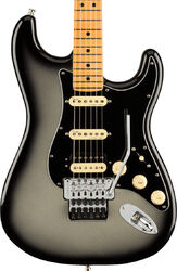 Str shape electric guitar Fender American Ultra Luxe Stratocaster Floyd Rose HSS (USA, MN) - Silverburst