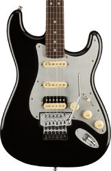 Str shape electric guitar Fender American Ultra Luxe Stratocaster Floyd Rose HSS (USA, RW) - Mystic black