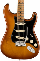 Str shape electric guitar Fender American Ultra Stratocaster Ltd (USA, MN) - Honey burst