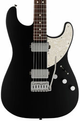 Str shape electric guitar Fender Made in Japan Elemental Stratocaster - Stone black