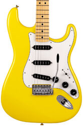 Str shape electric guitar Fender Made in Japan Limited International Color Stratocaster - Monaco yellow