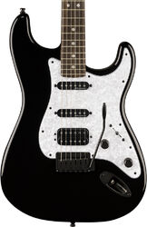 Str shape electric guitar Fender Player Fusion Stratocaster HSS Ltd (MEX, EB) - black