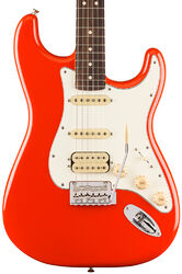 Str shape electric guitar Fender Player Stratocaster II HSS (MEX, RW) - Coral red