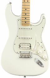 Str shape electric guitar Fender Player Stratocaster HSS (MEX, MN) - Polar white