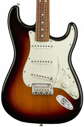 Str shape electric guitar Fender Player Stratocaster (MEX, PF) - 3-Color Sunburst