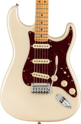 Str shape electric guitar Fender Player Plus Stratocaster (MEX, MN) - Olympic pearl