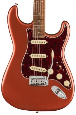 Solid body electric guitar Fender Player Plus Stratocaster (MEX, PF) - Aged candy apple red