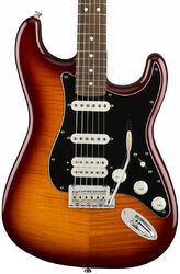 Str shape electric guitar Fender Player Stratocaster HSS Plus Top (MEX, PF) - Tobacco burst