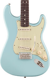 Str shape electric guitar Fender American Professional Classic Stratocaster Silent System (USA, RW) - Daphne blue