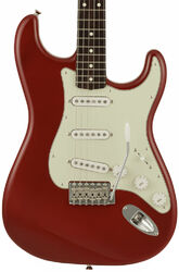Str shape electric guitar Fender Made in Japan Traditional 60s Stratocaster - Dakota red aged 