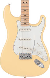 Str shape electric guitar Fender Made in Japan Traditional 70s Stratocaster (MN) - vintage white