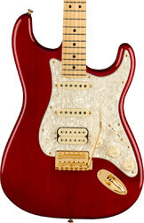 Str shape electric guitar Fender Tash Sultana Stratocaster (MEX, MN) - Transparent cherry