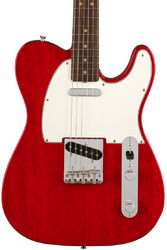 Tel shape electric guitar Fender American Vintage II 1963 Telecaster (USA, RW) - Crimson red transparent
